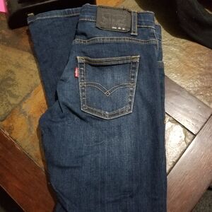 Girls Levi's Dark Blue Slim 511 Jeans 10reg